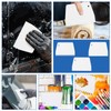 Adhesive Spreader, 4 Pcs Notched Glue Spreader Kits Plastic Notched