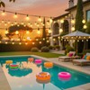 Minetom Solar Outdoor Lights - 38Ft 15 LED Waterproof Solar