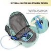 Bseash - Mochila impermeable de 40 l con cubierta de