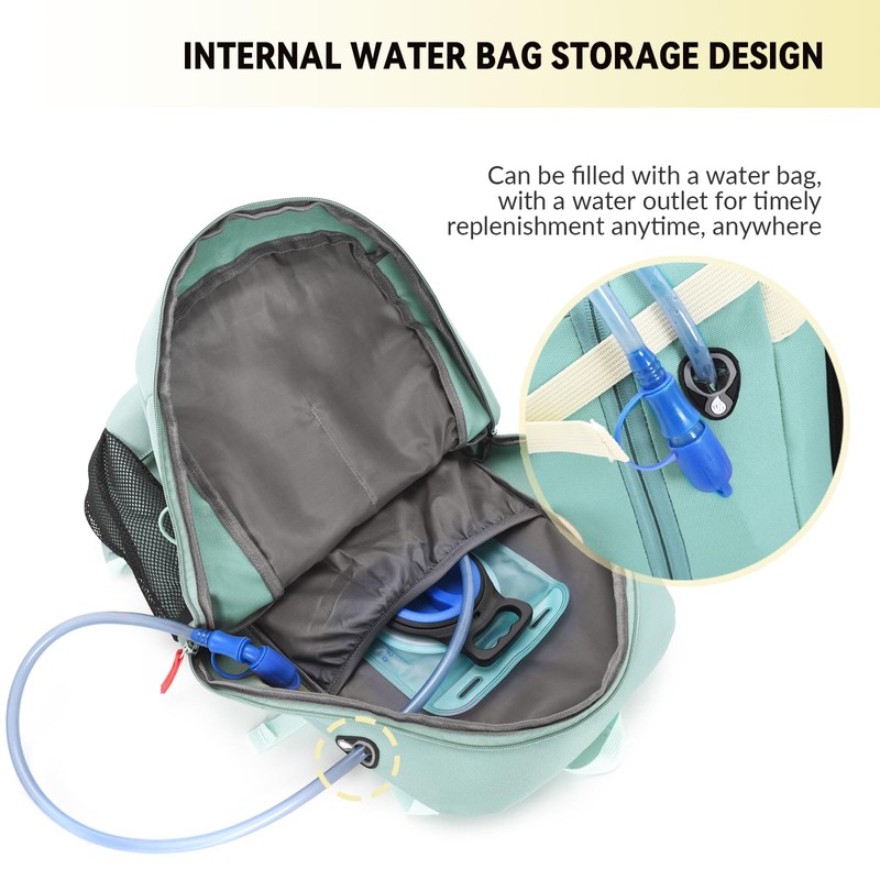 Bseash - Mochila impermeable de 40 l con cubierta de