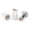 Rowiz 100 PCS M5 5mm Flat Head Aluminum Rivet Nut