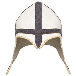 ASKOLD Wool Sauna Hat Viking Finnish Sauna Hat - Russian Banya Hat for Men Sauna Cap for Men Felt Sauna Hat Russian Sauna Hat for Men, Ukrainian Sauna Hat Wool White, White