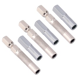 6pcs 1/4" to 4mm Bit Adapter, 6.35mm to 4mm Hex Screw Driver Bit Adapter Magnetic & Drill Extension Bit Holder for Micro Bits, Screwdriver Converter Set for Automotive & DIY Repair Tool Kit