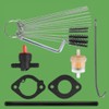 Mower Carburetor Carb Kit with Fuel Pump Fits for John