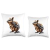 Origami Art Quokka Quokkas Throw Pillow