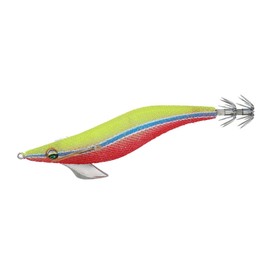 Daiwa Emeraldas Peak Egi 3.5 Wooden Squid Jig, Color: Keimura - Happy Eternal, Type: Normal, Gou #3.5, 0.7 oz (19.5 g)