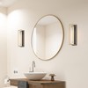 ZEVNI Sconces Wall Lighting, 1-Light Modern Wall Sconce, Black and
