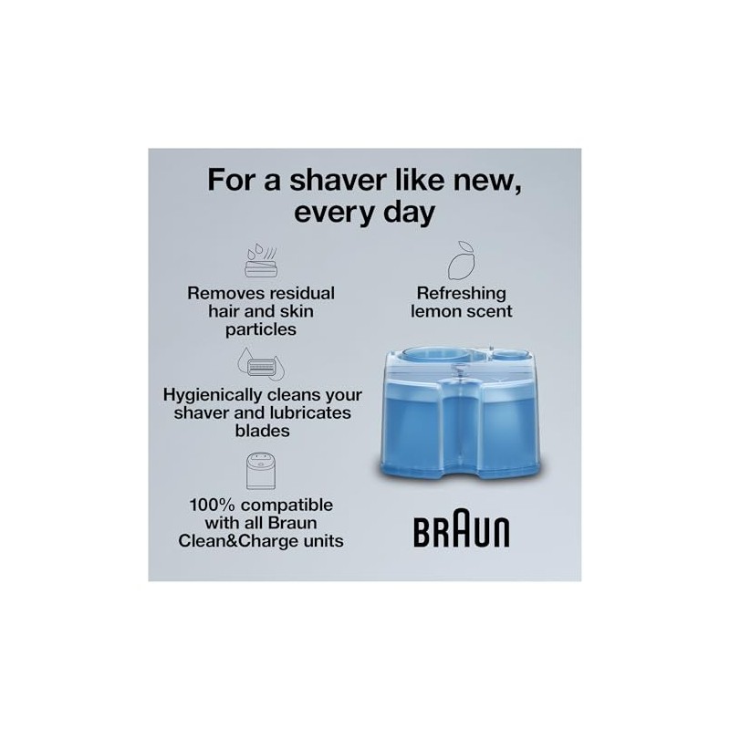 Braun Clean & Renew Refill Cartridges CCR - 4 Count