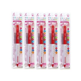 Pilot FriXion Colors Red P-SFC10M-R x 5 Bottles