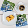 HEKU 100 napkins, 3-ply, 33 x 33 cm, flower heart,