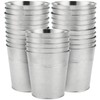 SINJEUN 25 Pack 4.72 x 4.72 x 3.54 Inch Galvanized