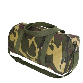 Rothco Canvas Shoulder Duffle Bag - 19 Inch, Woodland Camo