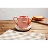 Mud Pie 6" x 7" Farm Pig Bacon Cooker, Pink