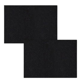 ideastore Calligraphy aji, Half Paper, Calligraphy Supplies, Felt Mat, Thickness 0.1 inches (3 mm), 15.7 x 23.6 inches (40 x 60 cm), Set of 2 (Black)