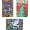 Feliz Navidad Christmas Cards Assortment with Envelopes, 6 Festive Designs