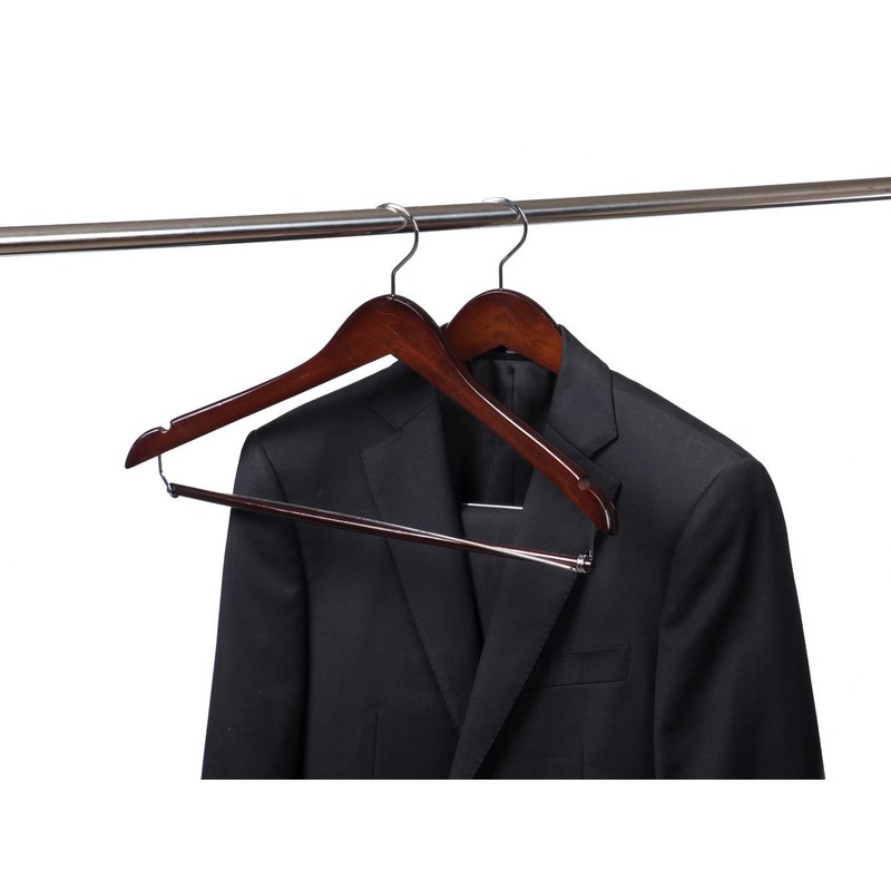 Quality Hangers Wooden Hangers Beautiful Sturdy Suit Coat Hangers with
