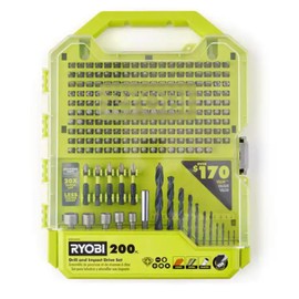 RYOBI 200 Piece Drill and Impact Drive Set