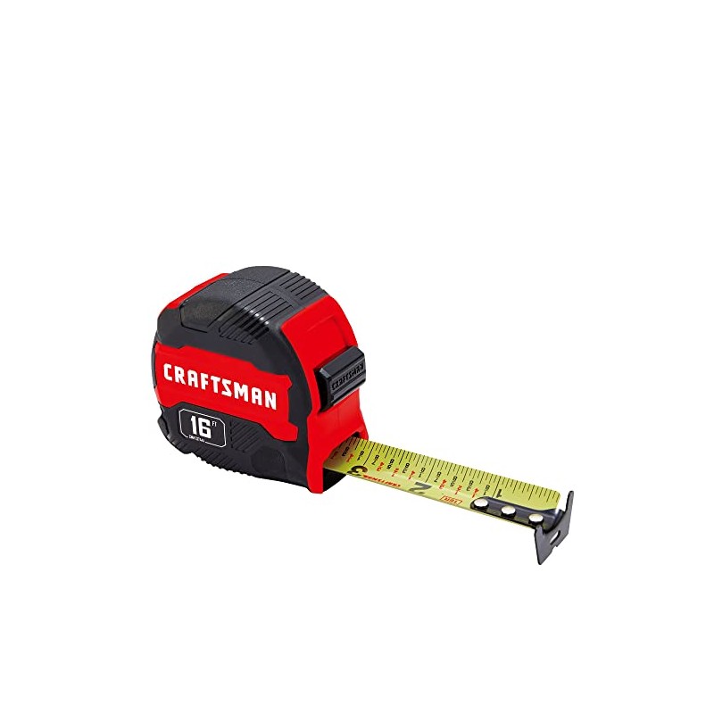 CRAFTSMAN Tape Measure, Compact Easy Grip, 16 FT (CMHT37441S)