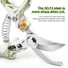 Garden Pruning Shears 2 Pack, Bypass Pruning Shears and Straight