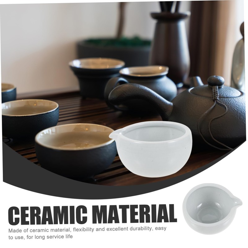 LABRIMP Matcha Bowl Set Ceramic Japanese Tea Bowl Spout Whisk