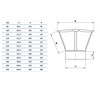Proper Tools Galvanised Steel Chimney Cowl - Ø 100 mm