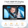 Itomoro Rear Facing Mirrors, 2 Kids Baby Car Camera, 7''