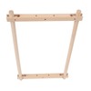 Cross Stitch Frame Rectangular Removable Wood Needlework Stretcher Frame Quilting