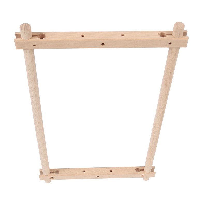 Cross Stitch Frame Rectangular Removable Wood Needlework Stretcher Frame Quilting