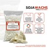 TFC Soy Wax 1 kg - Natural, Vegan Wax for