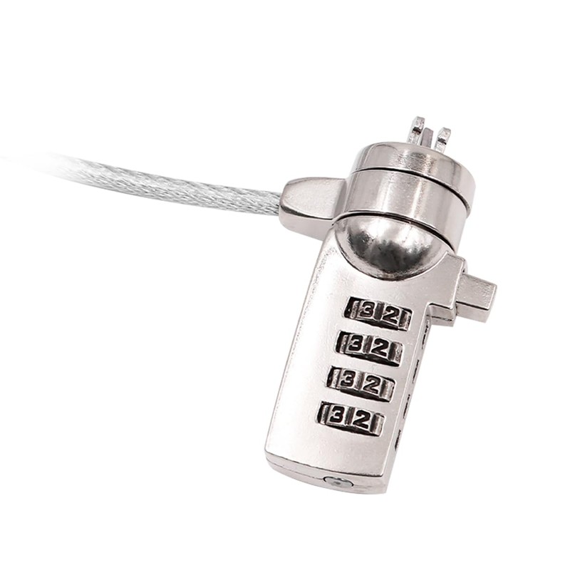 ANCLLO Laptop Lock, Security Notebook Computer Cable Lock, 4 Digit