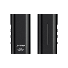 Letshuoer DT03 Headphone Amps Tiny Amplifier USB DAC High Resolution 32bit/384kHz and DSD256 USB Input 3.5mm/4.4mm Output for Smartphones/PC/Laptop/MusicPlayers(Lightning, Black)