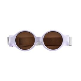 Beaba Glee Infant Baby Sunglasses (0-9 Mths), Category 4 Lenses - Filtering 100% of UV Rays, Baby Girl Baby Boy Sunglasses, Lilac