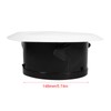 75 mm white plate valve, ABS adjustable vent cover on