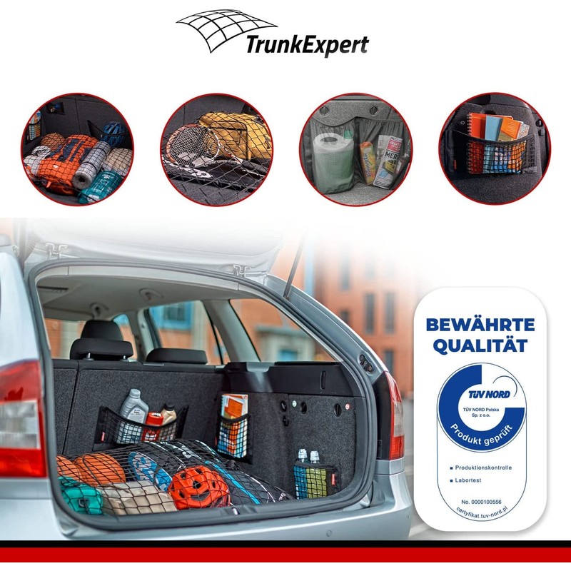 TrunkExpert Boot Net Compatible with Lexus NX II, Luggage Net,