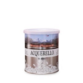 Riso Acquerello invecchiato 1 anno, lattina da 250 grammi