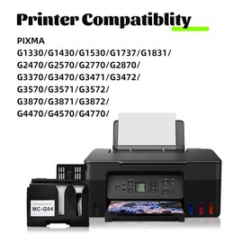 MC-G04 Maintenance Cartridge with Chip MC G04 Ink Maintenance Tank Replacement for Canon PIXMA G1130 G1230 G1330 G3270 G2270 G1230 G3370 G1430 G2470 G3470 G3471 G3471 G3471 G344 72 G4 470 Pritner