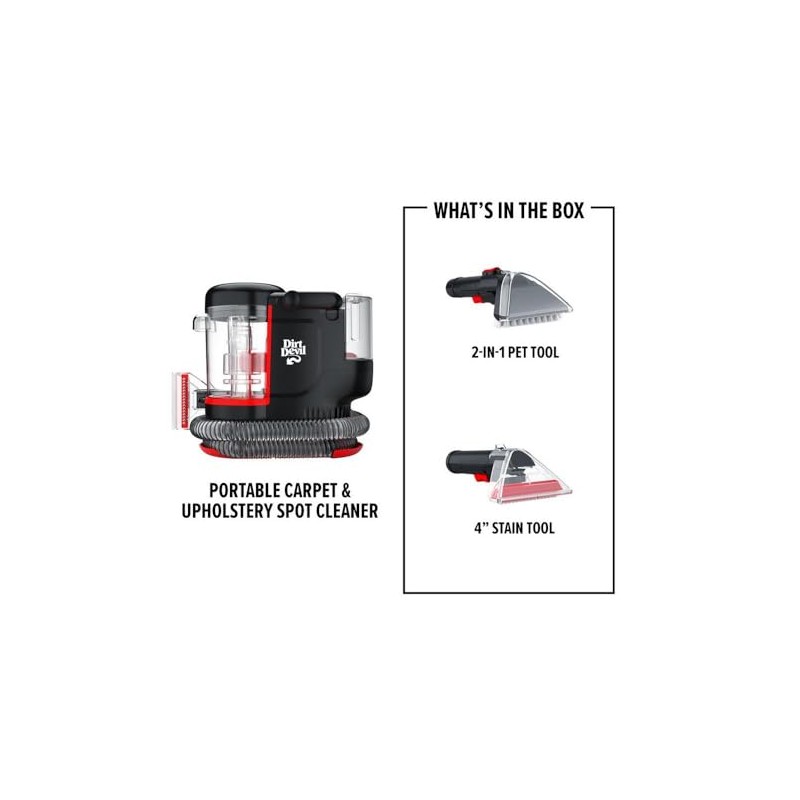Dirt Devil Portable Spot Cleaner Machine for Carpet and Upholstery,