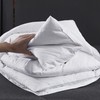 Three Geese Adjustable Layer Goose Feather Pillow,Assembled Bed Pillow,100% Soft