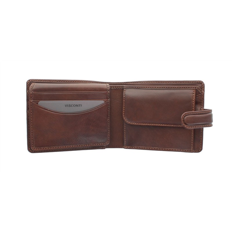VISCONTI Tuscany Collection FILIPO Leather Wallet with RFID Protection TSC48