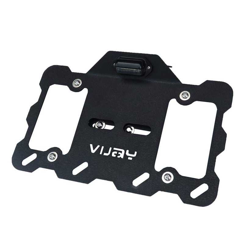License Plate Frame Mount Compatible with 1987-2018 Jeep Wrangler JK