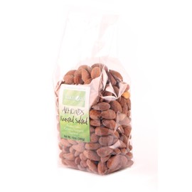 12oz Gourmet Style Bag of Delicious Californian Supreme Roasted Salted Almonds [¾ lb.]