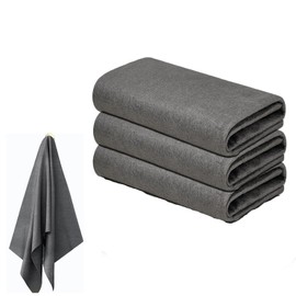 3 PCS magic cleaning cloth, Reusable Microfiber Streak Free Miracle Cleaning Rags, Lint Free Towels for Home, Windows, No Trace Absorben Microfiber Cleaning Rags for Dust Cloths, Cars(10X20X0.5CM)