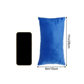 Marrywindix Tiny Pillow 2 Pack Small Decorative Pillow 11 x 6 in Travel Pillows Soft Pet Pillow for Pet Camping Travel Sleeping Bed Sofa Neck Knee Wrist Support (Blue)