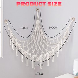 TYXHXTF Toy Storage, Storage Net Hanging, Hanging Toy Organiser, Children's Room Stuffed Toy, Toy Hammock, Stuffed Toy Hammock for Cuddly Toys