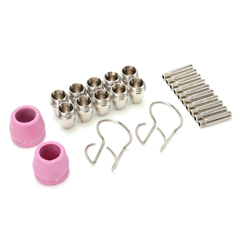 Plasma Cutting Torch Consumables Kit Electrode Contact Tip Ceramics Nozzle