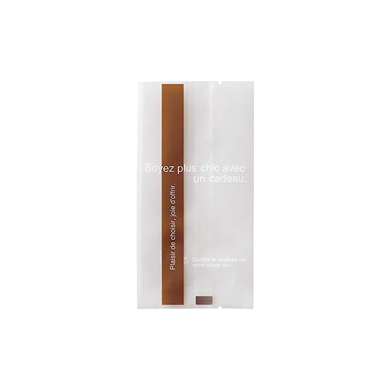 BR-OB4 Food Compatible Bags, Line-Matte-4, Brown (100 Pieces)