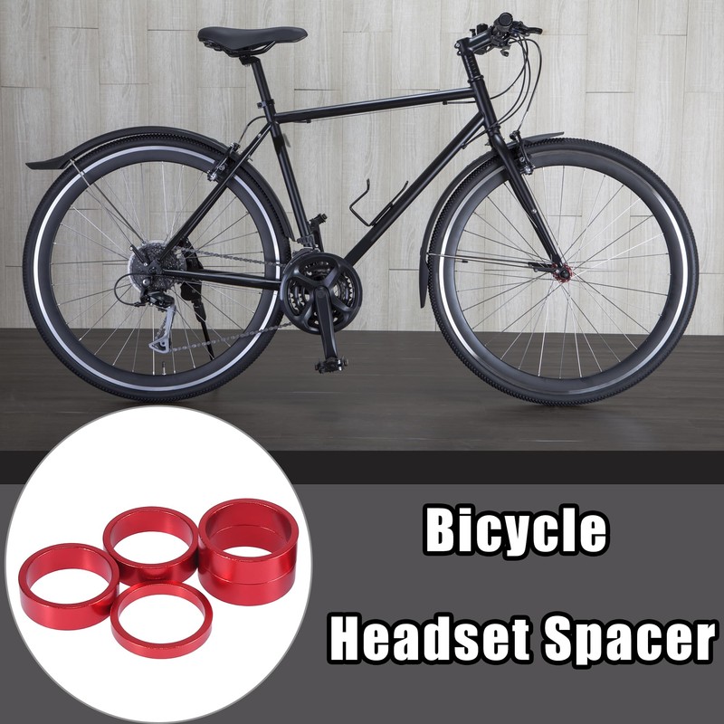 X AUTOHAUX 1 Set Bicycle Headset Spacer 28.6mm Fit for