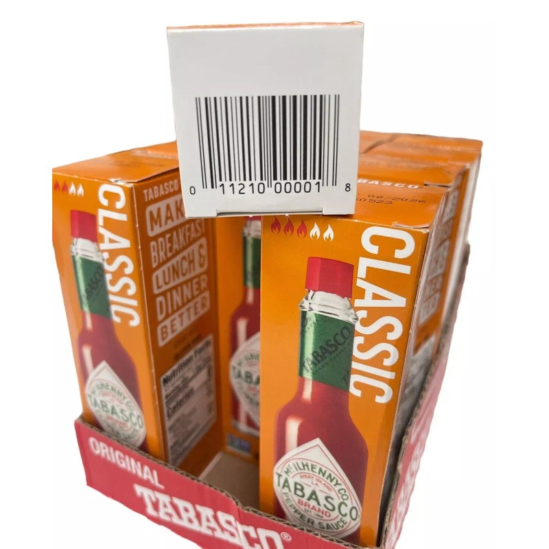 TABASCO 12 Bottles (2 fl oz each) TABASCO Classic McIlhenny