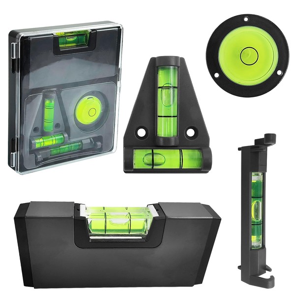 Set of 4 Dragonfly Spirit Level, Magnetic T Spirit Level,