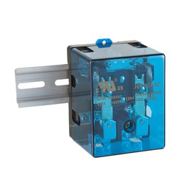 NVMIDTC JQX-62F-2Z DC 12V 120A Electromagnetic Relay Set with Ring Terminal Copper Crimp Connector, Din Rail and Terminal Blocks End Stopper Bracket